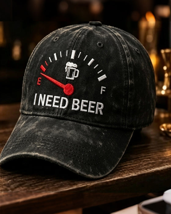 Dashboard Bier Geborduurde Baseball Pet