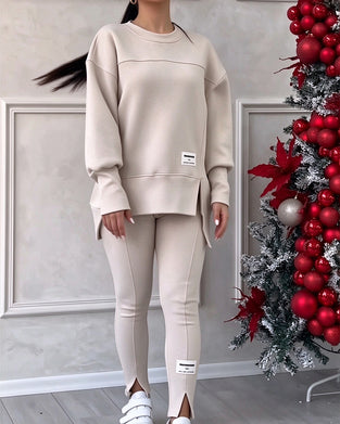 Set Bedrukt Sweatshirt En Joggingbroek
