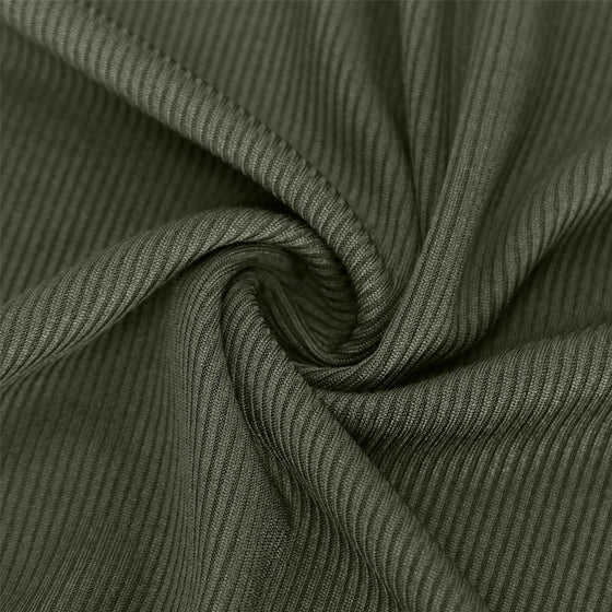 Shirt Heren Slim Fit V-hals Longline Muscle