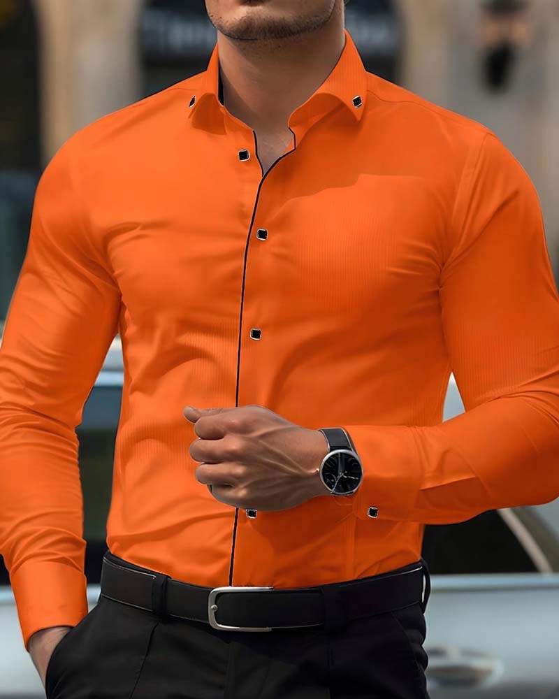 Overhemd Business Slim-Fit Lange Mouw