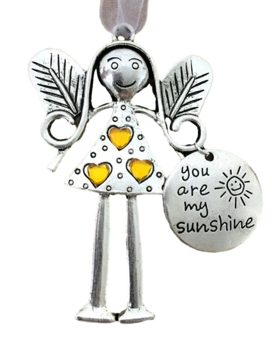 Gekke mooie vrienden voor altijd - kerstcadeau met engelornament