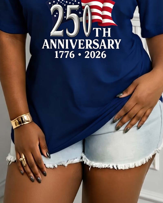 T-Shirt Herinnering Bedrukt Korte Mouw