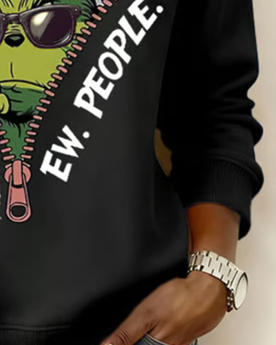 Trui Kerst Geprint Casual