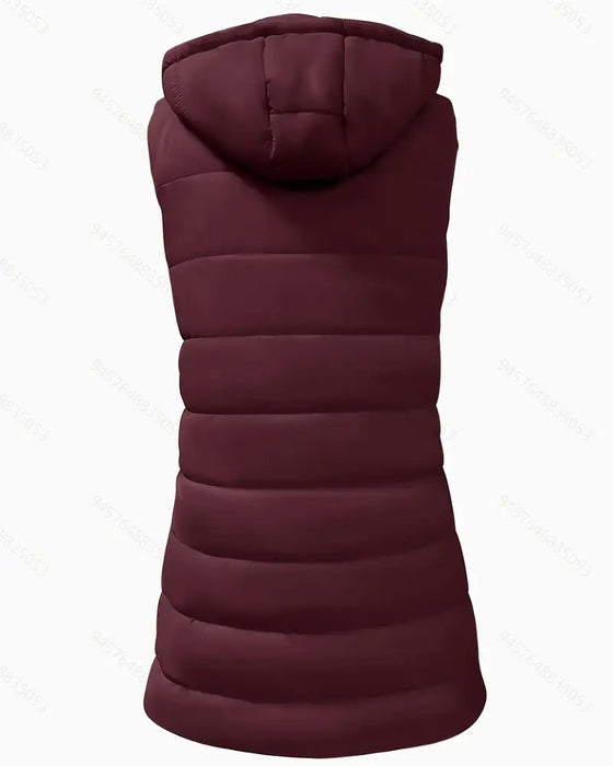 Vest Jas Met Capuchon Halflang
