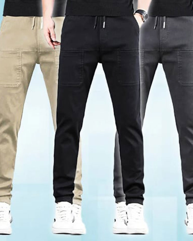 Broek Hoge Stretch Multi-Zak Duurzaam Cargo