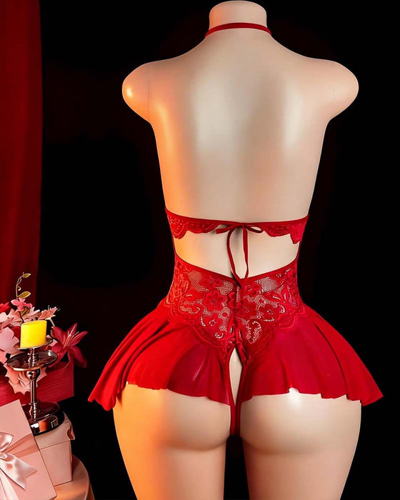 Sexy Lingerie Effen Kleur Kruisbandjes