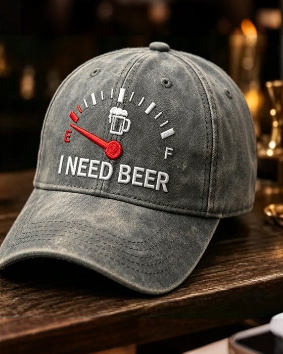 Dashboard Bier Geborduurde Baseball Pet