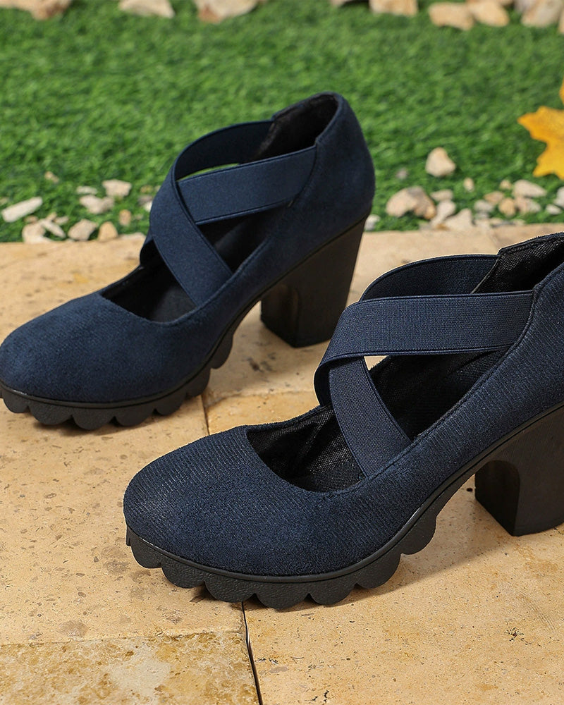 Schoenen Vintage Kruis Veters