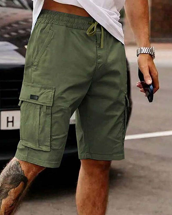 Shorts Trekkoord Cargo Casual