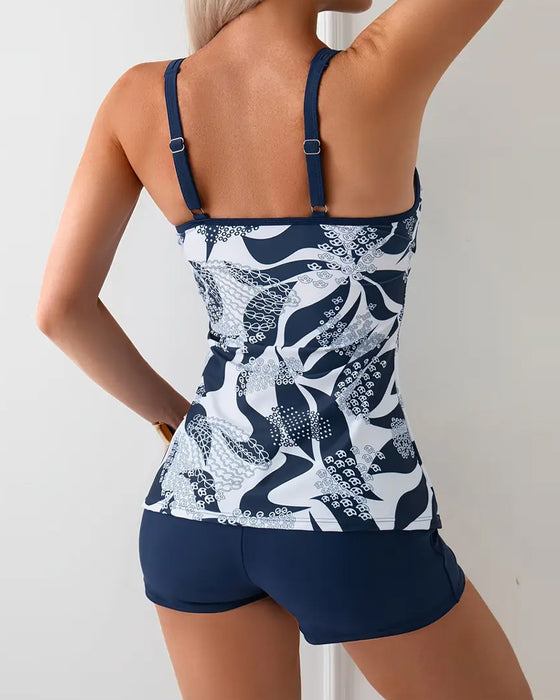 Tankini Tweedelig Conservatief Print