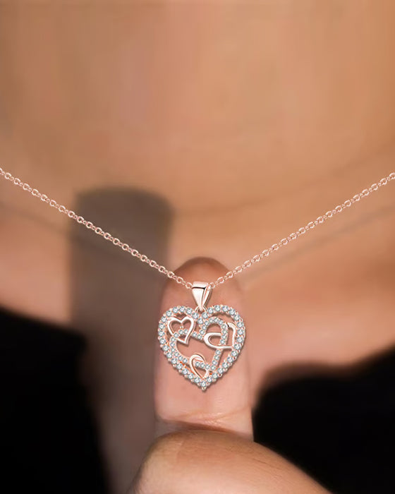 Ketting met Verweven Harten