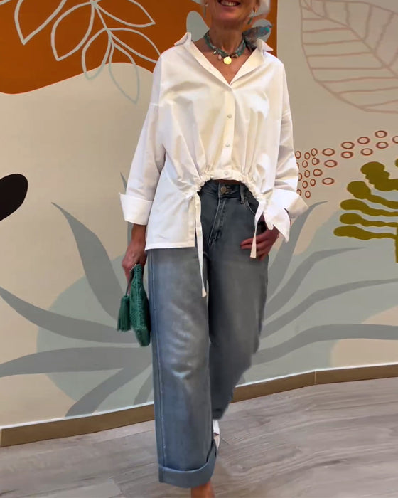 Woon-werkverkeer effen revers top