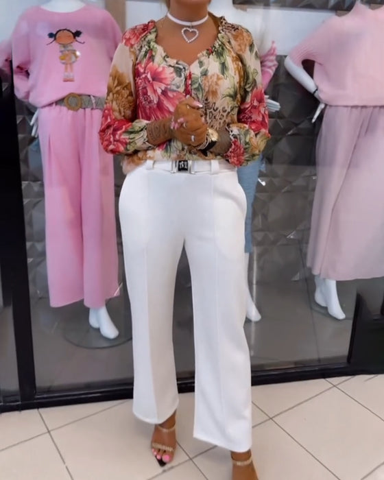 Broek Casual Rechte Bootcut