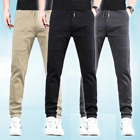 Broek Hoge Stretch Multi-Zak Duurzaam Cargo