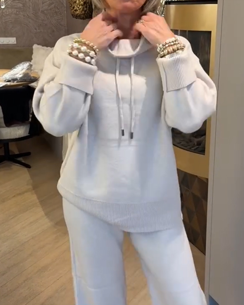 Trui Hoge Hals Trekkoord Mode