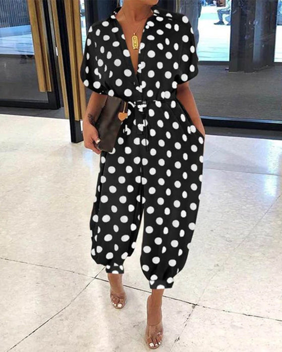 Vintage veelkleurige jumpsuit