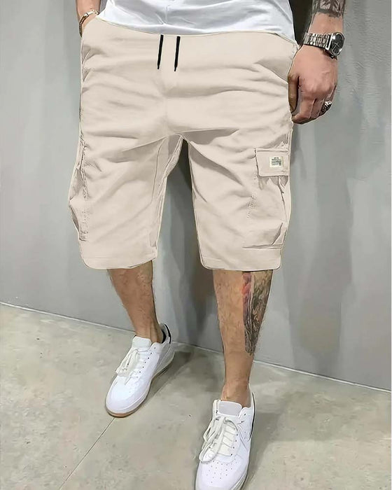 Heren Shorts Met Middenriem En Trekkoord