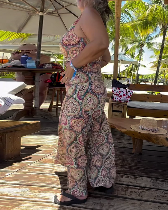 Badpak Strapless Hart Vakantieprint