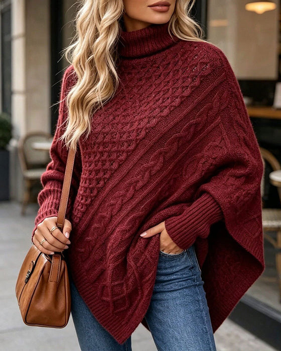 Trui Onregelmatig Effen Pullover