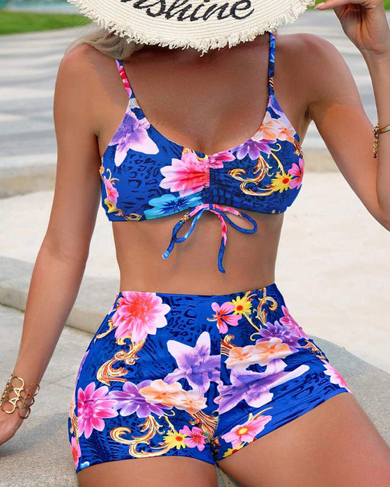 Bikini Twee-Delig Met Bloemenprint