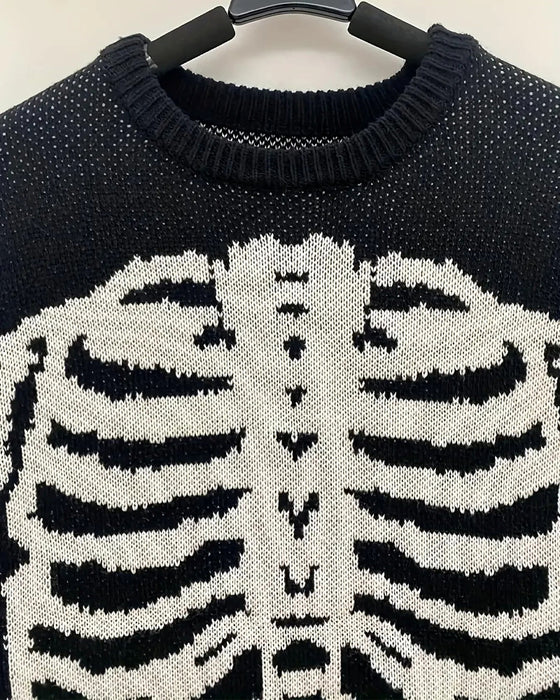 Pullover Ronde Hals Lange Mouw Bedrukt