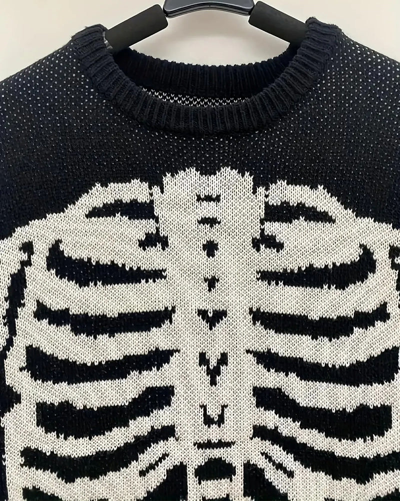Pullover Ronde Hals Lange Mouw Bedrukt