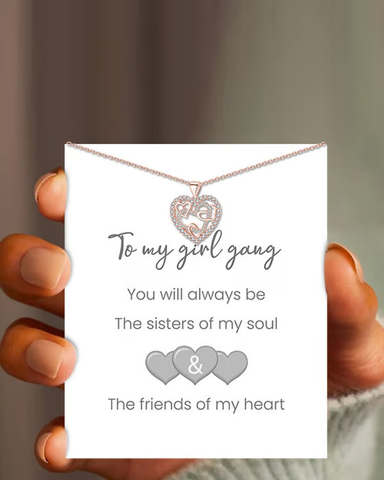 Ketting met Verweven Harten