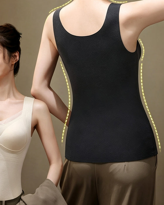 Tanktop Kant Eendelig Ingebouwde Bh