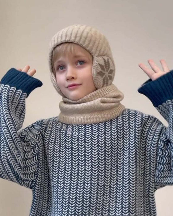 Wintermuts muts sjaal sets warme gebreide muts