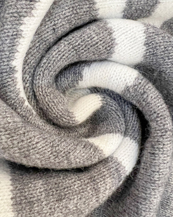 Lange losse letter bedrukte cardigan