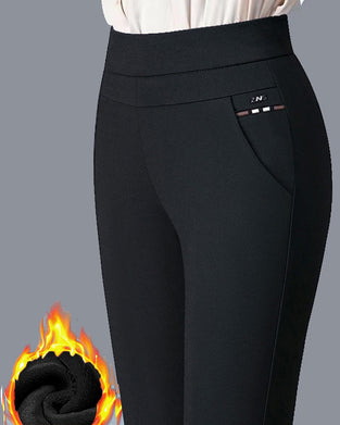 Casual High-Waist Broek Met Zakken