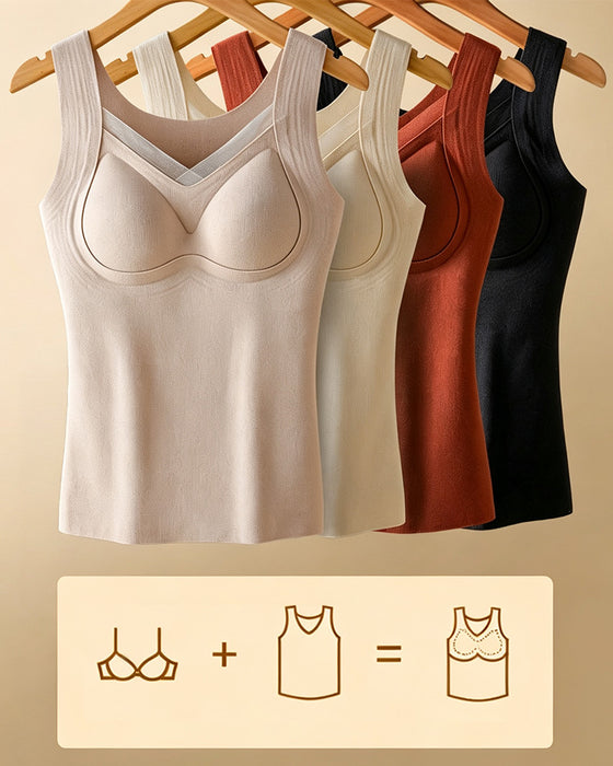 Tanktop Kant Eendelig Ingebouwde Bh