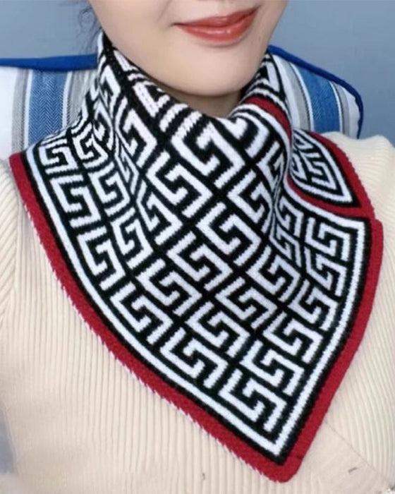 Modieuze veelzijdige driehoeksjaal