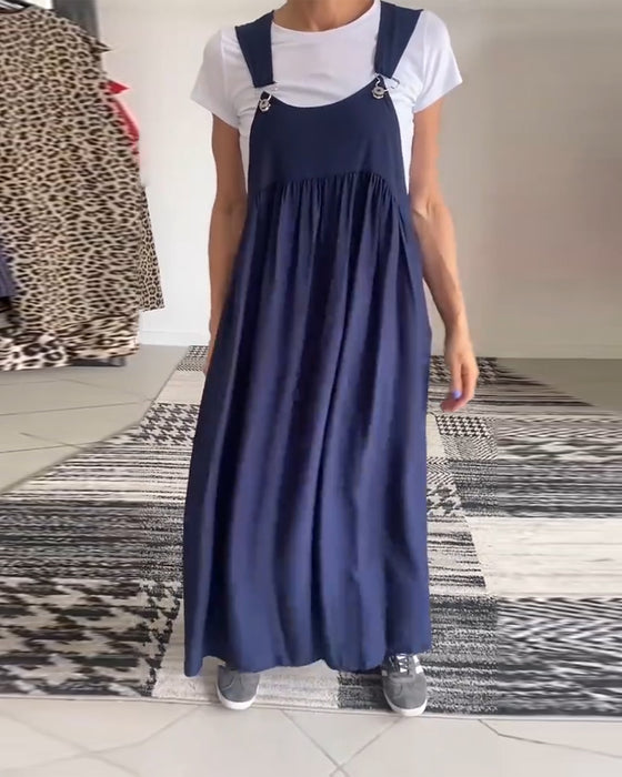 Casual effen kleur bretels