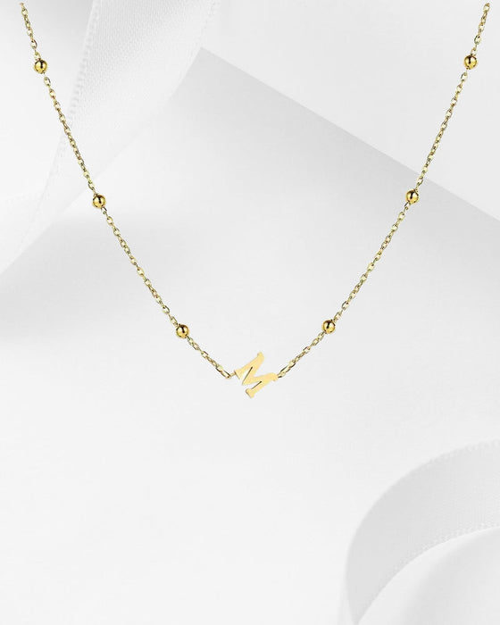 Prachtige en elegante ketting met 26 letters