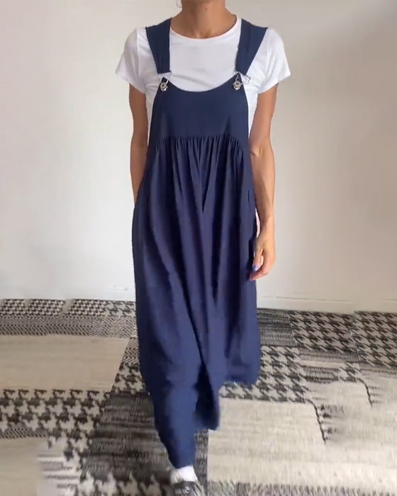 Casual effen kleur bretels