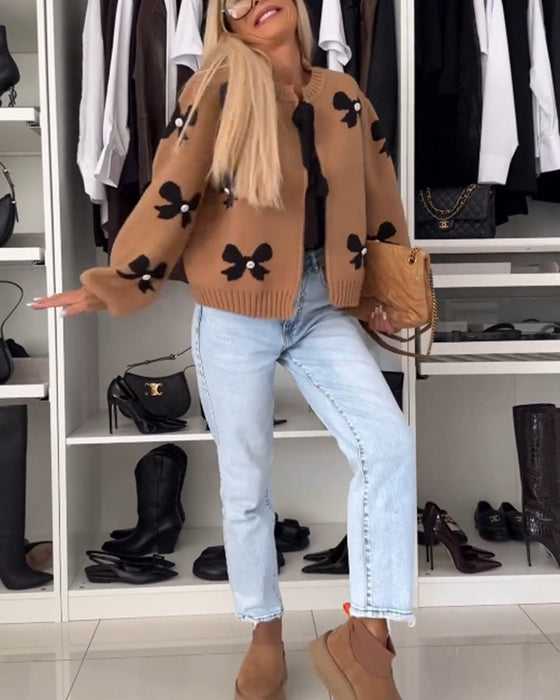 Strik-kralen vetervest