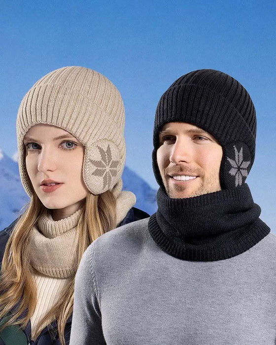 Wintermuts muts sjaal sets warme gebreide muts