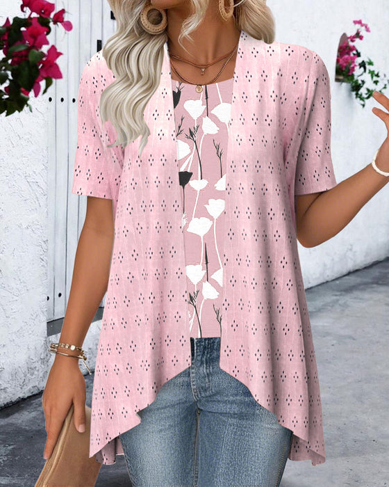 Blouse Nep Twee-delig Bedrukt