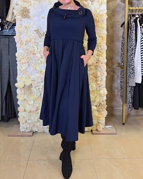 Jurk Fashionable Street Effen A-lijn