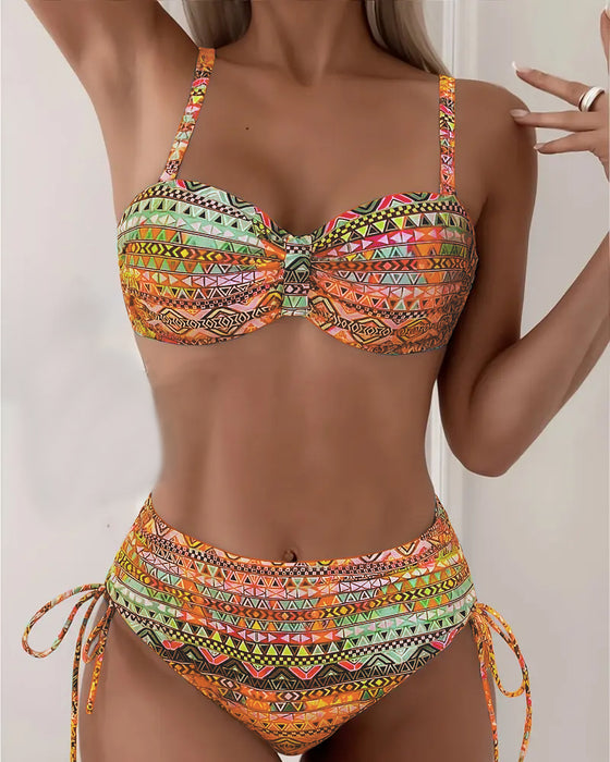 Set Bikini Sexy Etnische Print