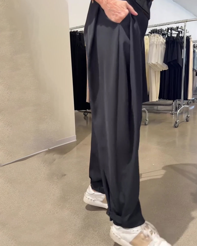 Broek Gedrapeerd Tapered Jurk