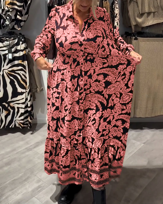 Modejurk Met Kraag En Print