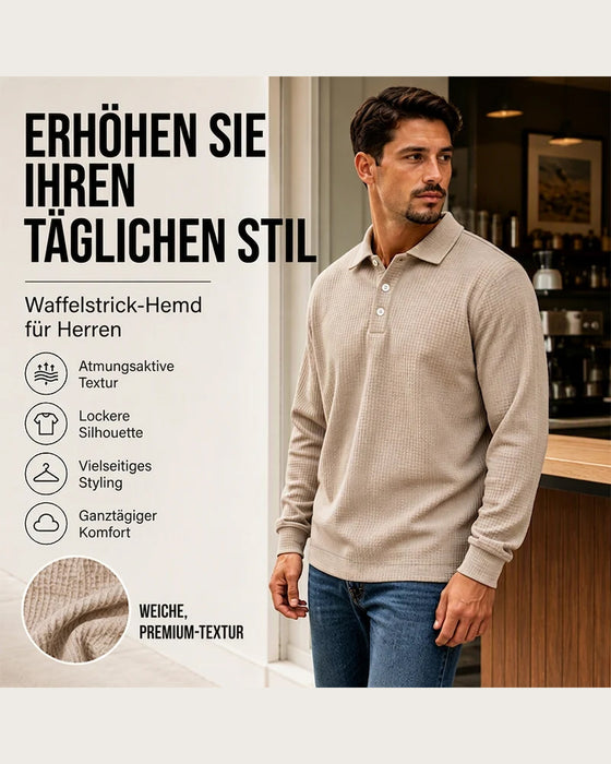 Top Heren Effen Kleur Reverskraag