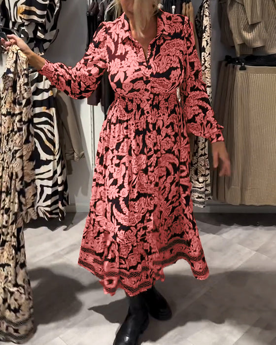 Modejurk Met Kraag En Print