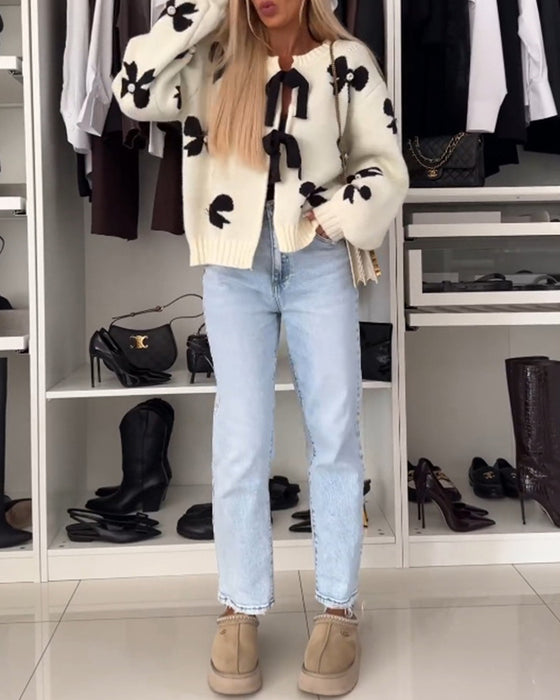 Strik-kralen vetervest