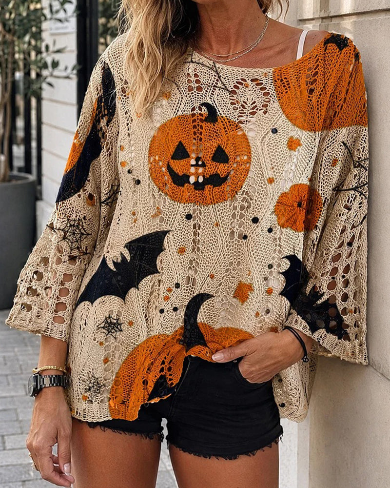 Pullover Ronde Hals Uitsnijding