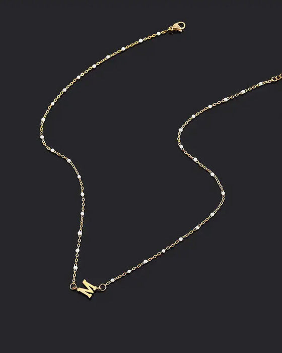 Prachtige en elegante ketting met 26 letters