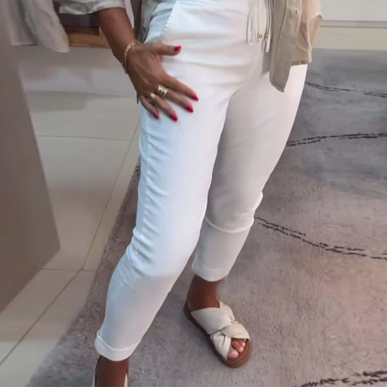 Smalle Broek Casual Met Trekkoord