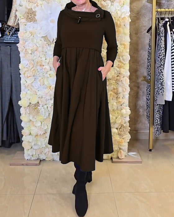 Jurk Fashionable Street Effen A-lijn